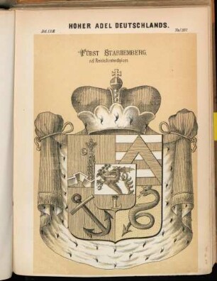 Taf. 337. Fürst Starhemberg, n.d. Reichsfürstendiplom.
