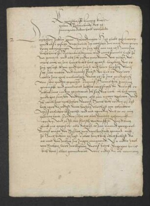 Zeugenaussagen über die Schmähreden des in Haft befindlichen Amtsträgers Hans Koch aus Waldenbuch über Herzog Ulrich während der Zeit von dessen Vertreibung aus Württemberg (60)