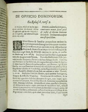 De Officio Dominorum.