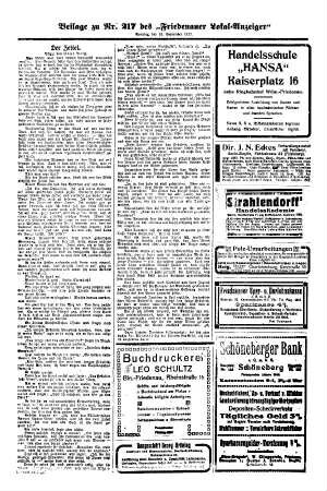 Beilage zu Nr. 217