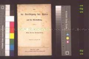 Über die Vereidigung des Heeres auf die Verfassung; Berlin, 1849