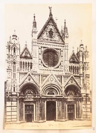 Dom Santa Maria Assunta, Siena: Ansicht der Fassade