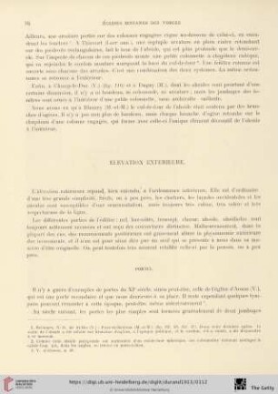 Élévation extérieure