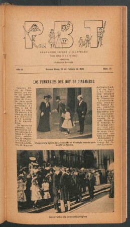Los funerales del rey de Dinamarca