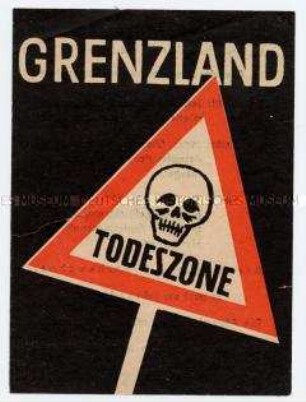 Illustrierter Handzettel gegen die Stationierung von Atomwaffen