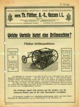 Welche Vorteile bietet eine Drillmaschine ?