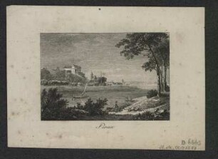Ansicht von Pirna, Stich, 1810? : Pirna. - [S.l.] , [um 1810?]. - 1 Kunstbl. : Stich ; 9 x 6 cm