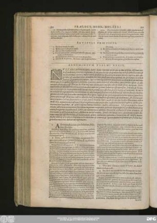 Argumentum Psalmi XXXIX.