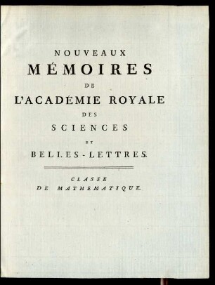 Classe De Mathématique