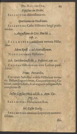 [Iudicia De Sallustio.]