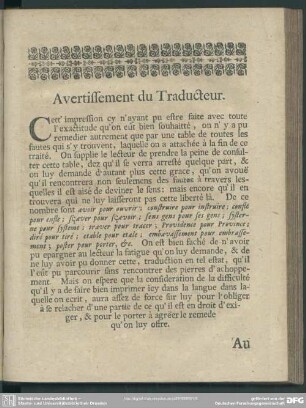 Avertissement du Traducteur