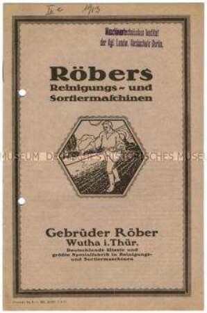 Reinigungs- und Sortiermaschinen