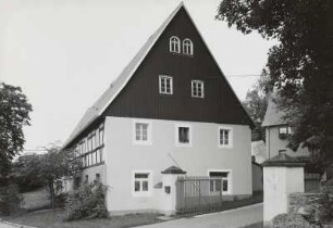 Ohorn, Hakenhof : Ohorn. Hakenhof (Anfang 19. Jahrhundert), Schleißbergstraße 3. Straßenansicht mit Hofeinfahrt
