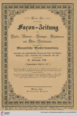 Neuntes Heft (September 1846)