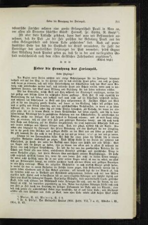 Ueber die Benutzung der Ferienzeit