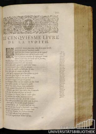 Le Cinquiesme Livre De La Iudith.