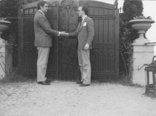 "Bonjour Monsieur Schermuly. Hommage à Courbet". Peter Schermuly u. Martin Mosebach, Schloß Johannesberg im Rheingau, 1973