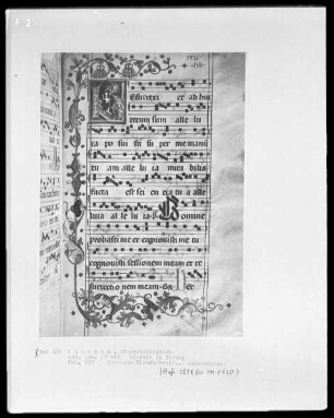 Missale de festis — Initiale R (esurrexit) mit der Auferstehung Christi, Folio 193recto
