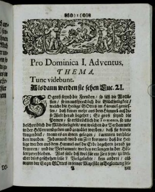 Pro Dominica I. Adventus.