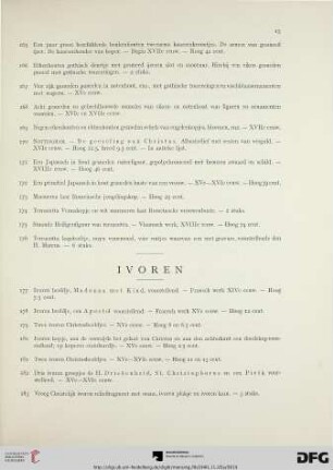 Ivoren (Nr. 177-191)