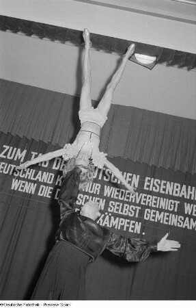 Akrobatische Darbietung
