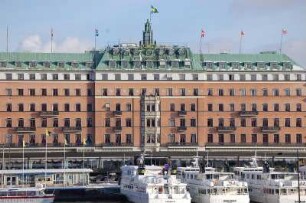 Stockholm - Grand Hotel : Das Grand-Hotel ist das einzige 5-Sterne-Hotel Schwedens, aufgenommen 2006 in Stockholm