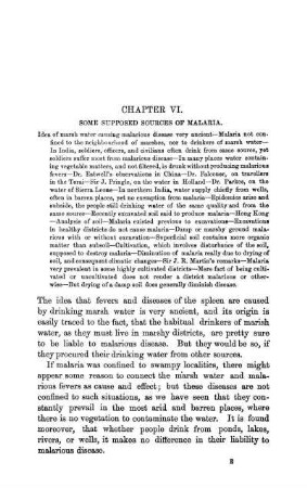 Chapter VI. Some Supposed Sources Of Malaria