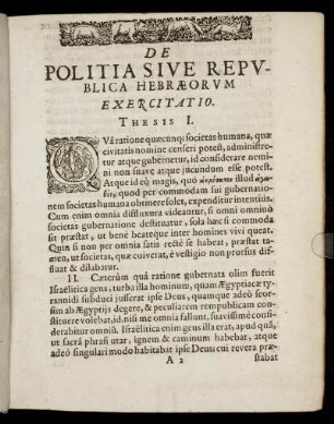 Thesis I. - XXXIV.