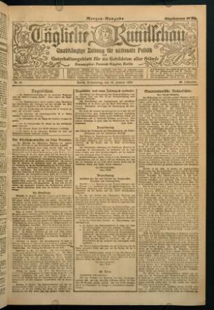 15. Januar (Nr. 26-27)