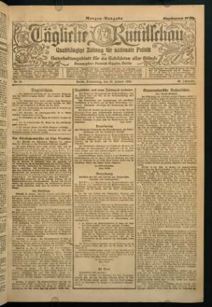 15. Januar (Nr. 26-27)