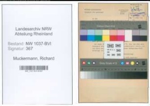 Entnazifizierung Richard Muckermann , geb. 28.11.1891 (Redakteur)