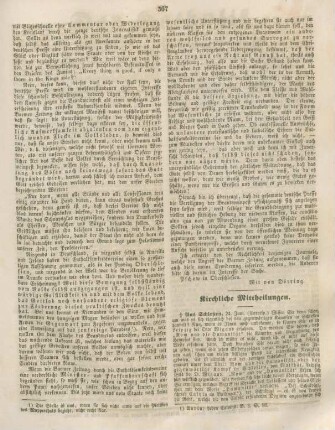 367-368 Kirchliche Mittheilungen