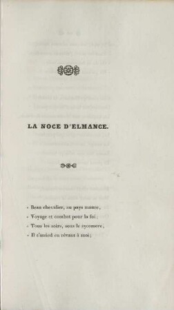 La Noce D' Elmance