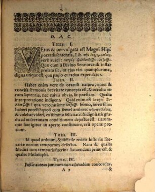 Dissertatio medica, qua medicus philosophus isotheos, pro loco in amplissimo medicorum ordine, obtinendo, delineatus