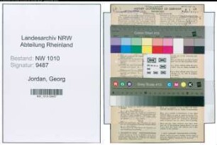 Entnazifizierung Georg Jordan , geb. 07.07.1888 (Gastwirt)