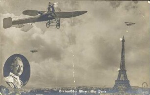 Ein deutscher Flieger über Paris