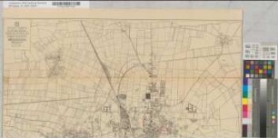 Stadt Düren und Umgebung. Übersichtsplan