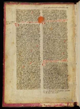 Fragment: Juristischer Text (15. Jh., s. a. hinterer Spiegel)