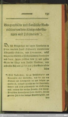 Geographische und statistisceh Nachrichten von dem Königreiche Galizien und Lodomerien