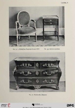 Tafel I-VII