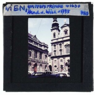 Wien, Alte Universität,Wien, Jesuitenkirche