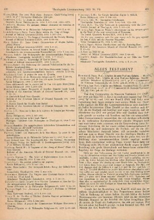 424-430 [Rezension] Héring, Jean, Prof., L'épître aux Hébreux