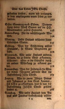 Heiliges Jahr, Oder: Geist- und Lehrreiche Betrachtungen Uber das gantze Leben und Leyden Jesu Christi : Nach denen vier Jahrs-Zeiten eingerichtet, 2. Von dem Sonntag Septuagesimä bis auf den Sonntag der Hh. Dreyfaltigkeit