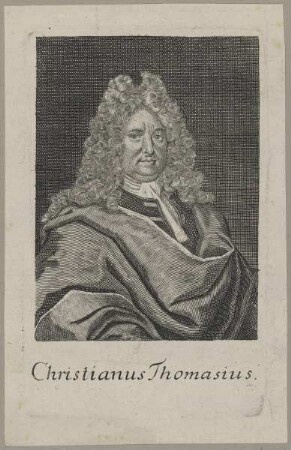 Bildnis des Christianus Thomasius