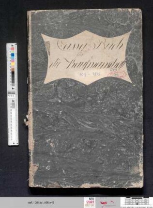 Kassenbuch der Kaufmannschaft 1809-1818