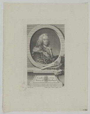 Bildnis des Ludovicus Baro de Holberg