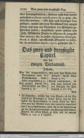 Das zwey und dreyßigste Capitel von der ewigen Verdamnis
