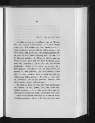Berlin, den 20. April 1912