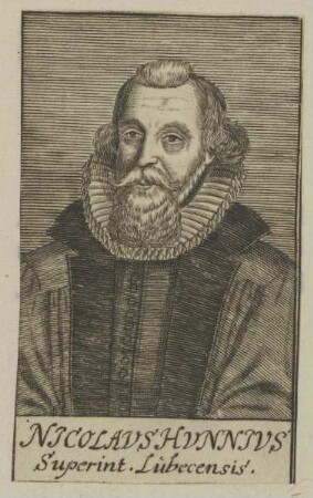 Bildnis des Nicolaus Hunnius