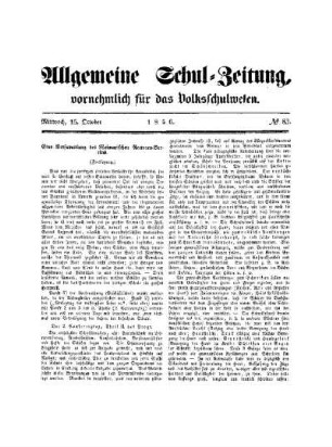 Eine Versammlung des Weimarischen Rectoren-Vereins : (Fortsetzung)